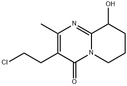 3-(2-kloretyl)-6,7,8,9-tetrahydro-9-hydroksy-2-metyl-4H-pyrido[1,2-a]pyrimidin-4-on