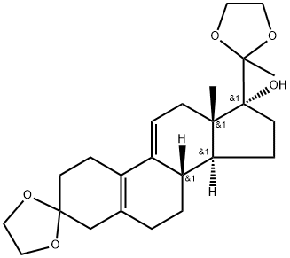 3,20-bis(etylendioksy)-19-norpregna-5(10)9(11)dien-17-ol