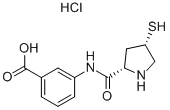 3-[(2S,4S)-4-merkaptopyrrolidin-2-karboksamido]benzosyrehydroklorid