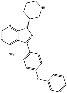 3-(4-fenoksy-fenyl)-1-piperidin-3-yl-1H-pyrazolo[3,4-d]pyriMidin-4-ylaMin