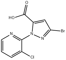 3-BroMo-1-(3-klorpyridin-2-yl)-1H-pyrazol-5-karboksylsyre