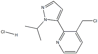 3-(klormetyl)-2-(1-isopropyl-1H-pyrazol-5-yl)pyridinhydroklorid