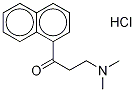 3-(DIMETYLAMINO)-1-(NAFTHALEN-1-YL)PROPAN-1-ONE HYDROKLORID