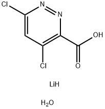 3-Pyridazinkarboksylsyre, 4,6-diklor-, litiumsalt, hydrat (1:1:1)