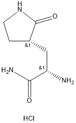 3-Pyrrolidinpropanamid, a-amino-2-okso-, hydroklorid