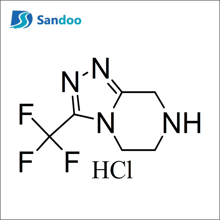 3-(trifluormetyl)-5,6,7,8-tetrahydro-[1,2,4]triazolo[4,3-Î±]pyrazinhydroklorid
