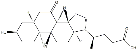 3alfa-hydroksy-7-okso-5beta-cholansyre