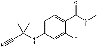 4-(2-CYANOPROPAN-2-YLAMINO)-2-FLUOR-N-METYLBENZAMID