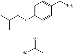 4-(2-metylpropoksy)benzenmetanaminacetat (1:1)