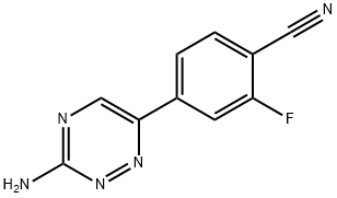 4-(3-AMINO-1,2,4-TRIAZIN-6-YL)-2-FLUORBENZONITRIL
