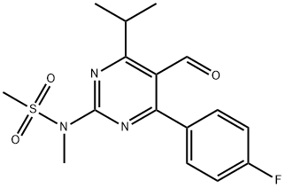 4-(4-fluorfenyl)-6-isopropyl-2-[(N-metyl-N-metylsulfonyl)amino]pyrimidinyl-5-yl-formyl