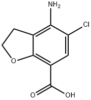 4-amino-5-klor-2,3-dihydro-7-benzofurankarboksylsyre