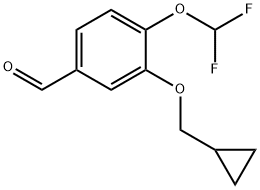 4-(difluormetoksy)-3-(cyklopropylmetoksy)benzaldehyd