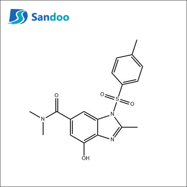 4-hydroksy-N,N,2-trimetyl-1-tosyl-1H-benzo[d]imidazol-6-karboksamid