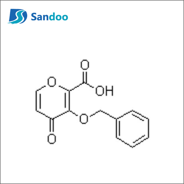 4-okso-3-(fenylmetoksy)-4H-pyran-2-karboksylsyre