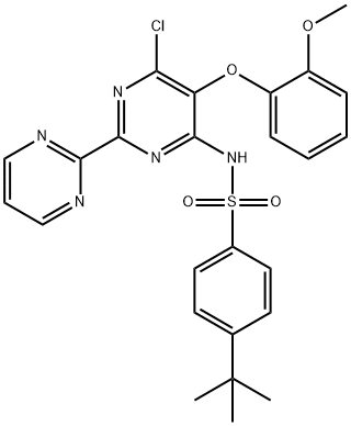 4-tert-butyl-N-(6-klor-5-(2-metoksyfenoksy)-2,2'-bipyrimidin-4-yl)benzensulfonamid