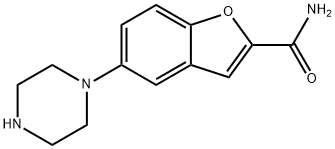 5-(1-Piperazinyl)benzofuran-2-karboksamid