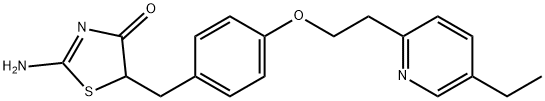 5-{4-[2-(5-etyl-2-pyridyl)etoksy]benzyl}-2-imino-4-tiazolidinon