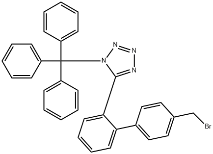 5-(4'-brommetyl-1,1'-bifenyl-2-yl)-1-trifenylmetyl-1H-tetrazol