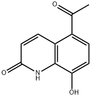 5-acetyl-8-hydroksy-2(1H)-kinolinon