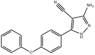 5-aMino-3-(4-fenoksyfenyl)-1H-pyrazol-4-karbonitril