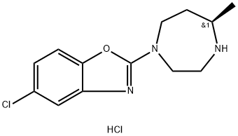 5-klor-2-((R)-5-metyl-[1,4]diazepan-1-yl)benzooksazolhydroklorid