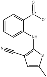 5-metyl-2-[(2-nitrofenyl)amino]tiofen-3-karbonitril