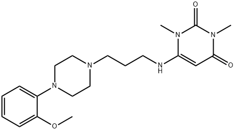 6-[[3-[4-(2-metoksyfenyl)-1-piperazinyl]propyl]amino]-1,3-dimetyluracil