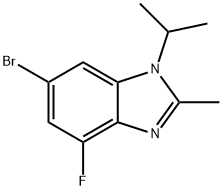 6-brom-4-fluor-1-isopropyl-2-metyl-1H-benzo[d]imidazol
