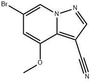 6-brom-4-metoksypyrazolo[1,5-a]pyridin-3-karbonitril