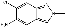 6-klor-2-metyl-2H-indazol-5-amin