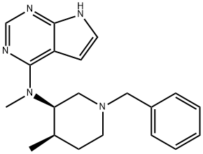 7H-pyrrolo[2,3-d]pyriMidin-4-aMin, N-metyl-N-[(3R,4R)-4-metyl-1-(fenylmetyl)-3-piperidinyl]