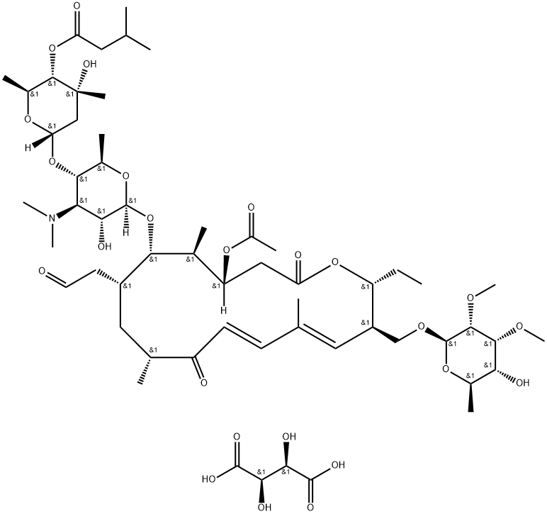 Acetylisovaleryl tylosintartrat