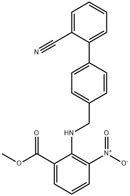 BENZOSYRE, 2-[[(2'-CYANO[1,1'-BIFENYL]-4-YL)METYL]AMINO]-3-NITRO-METYLESTER