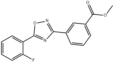 Benzosyre, 3-[5-(2-fluorfenyl)-1,2,4-oksadiazol-3-yl]-, metylester