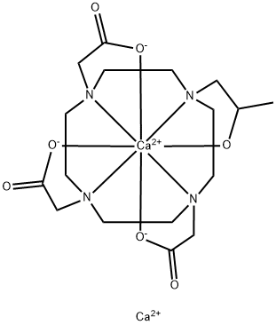 Kalsiat(1-),[10-[2-(hydroksy-kO)propyl]-1,4,7,10-tetraazacyklododekan-1,4,7-triacetat(3-)-kN1,kN4,kN7,kN10, kO1,kO4,kO7]-, kalsium (2:1) (9Cl)