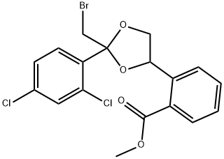 cis-2-(brommetyl)-2-(2,4-diklorfenyl)-1,3-dioksolan-4-ylmetylbenzoat
