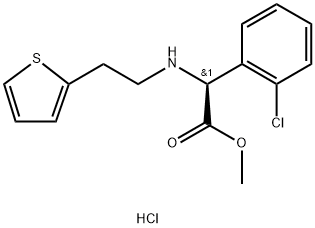 D-(+)-metyl-alfa-(2-tienyletamino)(2-klorfenyl)acetat-hydroklorid
