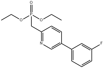 Dietyl ((5-(3-fluorfenyl)pyridin-2-yl)metyl)fosfonat