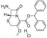 difenylmetyl (6R-trans)-7-amino-3-metoksy-8-okso-5-tia-1-azabicyklo[4.2.0]okt-2-en-2-karboksylatmonohydroklorid