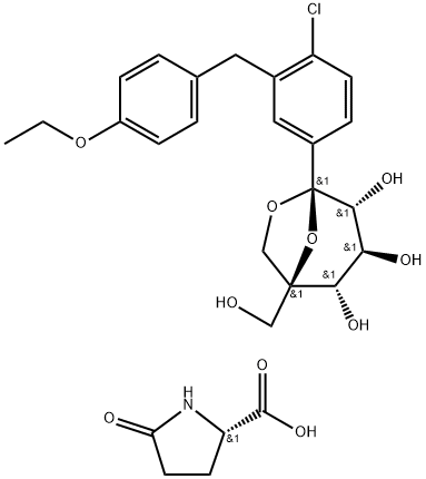Ertugliflozin L-pyroglutaminsyre
