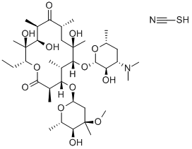 Erytromycin tiocyanat