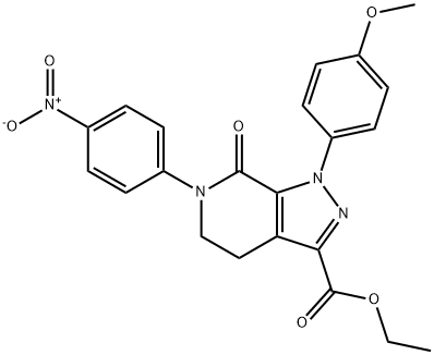 etyl 1-(4-metoksyfenyl)-6-(4-nitrofenyl)-7-okso-4,5,6,7-tetrahydro-1H-pyrazolo[3,4-c]pyridin-3-karboksylat