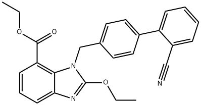 Etyl-2-etoksy-1-[[(2'-cyanobifenyl-4-yl)metyl]benzimidazol]-7-karboksylat