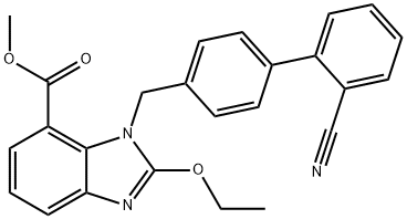 Metyl 1-[(2'-cyanobifenyl-4-yl)metyl]-2-etoksy-1H-benzimidazol-7-karboksylat