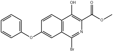 metyl 1-brom-4-hydroksy-7-fenoksyisokinolin-3-karboksylat