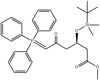 Metyl (3R)-3-(tert-butyldimetylsilyloksy)-5-okso-6-trifenylfosforanylidenheksanoat