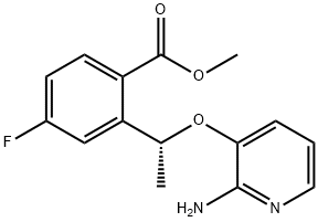metyl(R)-2-(1-((2-aminopyridin-3-yl)oksy)etyl)-4-fluorbenzoat