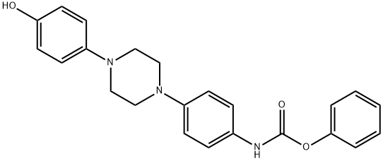 Fenyl {4-[4-(4-hydroksyfenyl)piperazin-1-yl]fenyl}karbamat