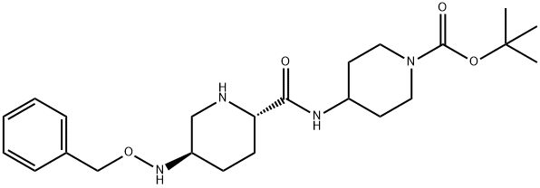tert-butyl 4-((2S,5R)-5-(benzyloksyamino)piperidin-2-karboksamido)piperidin-1-karboksylat 4-metylbenzensulfonat